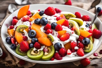 fruit salad with berries