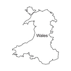 wales map icon