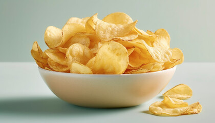 bowl of potato chips