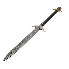 Ancient Medieval Style Melee Sword Weapon No Background White Background