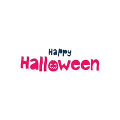 happy Halloween text