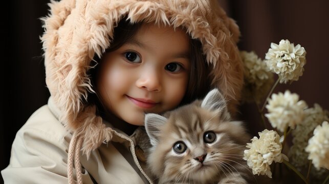 Photo that symbolizes cute animal babies