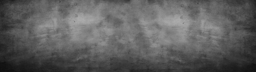 Grey blurred old aged stone concrete cement  chalkboard wall floor texture - abstract background banner panorama design, space for text or design