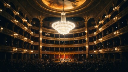 Obraz premium Photo that symbolizes opera - fictional stock photo