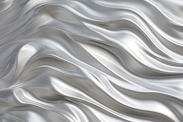 Amazing Silver Background Texture - Silver's Majesty - A Canvas of Reflective Brilliance - The Art and Craft of Metalwork - A Luxurious Background Experience created with Generative AI Technology