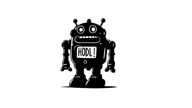 crypto hodl robot trader wallet blockchain
