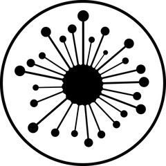 Vektor Element - Virus - Logo, Symbol