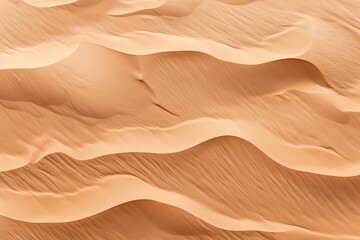 Fototapeta na wymiar Aerial View Of Desert Texture, Displaying Sand And Dune Patterns For Use As Background