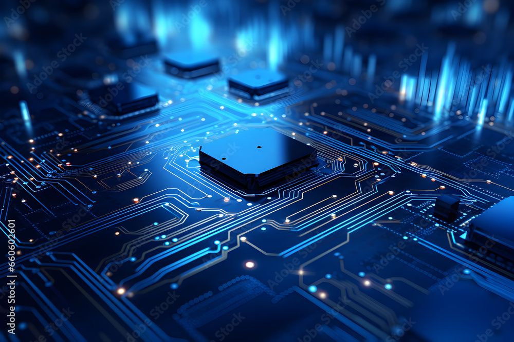 Poster super computer. abstract network digital technology background, digital, internet, network connectio