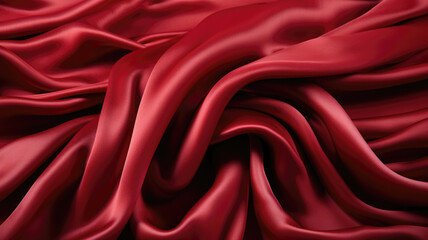 Soft fabric luxurious plush deep red velvet HD texture background Highly Detailed