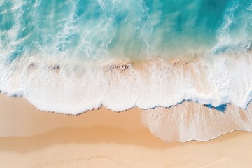 Drone View Of Beach With Waves . Сoncept 1. Aerial Photography Of Beaches 2. Drone Footage Of Waves Crashing 3. Stunning Beaches From Above 4. Captivating Aerial Views Of Seaside Landscapes