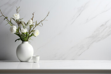 White Marble Textures Provide Elegant Backdrop . Сoncept Home Decor, Interior Design, Natural Materials, Luxury Esthetic
