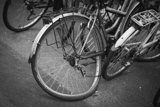 Broken bike wheel