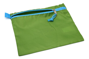 Green nylon bag