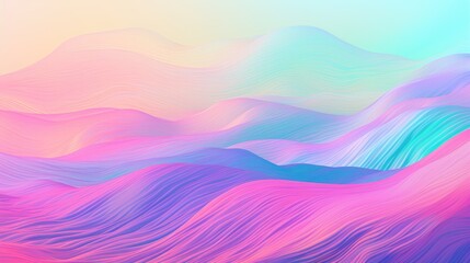 Obraz premium Abstract neon colorful background with fluid wavy shapes