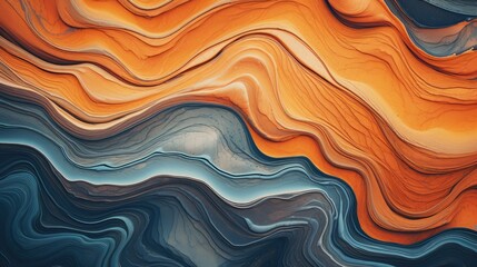 Obraz premium Abstract colorful background with fluid wavy shapes