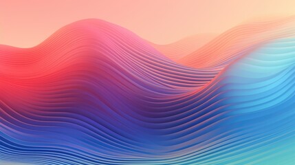 Abstract colorful background with neon fluid wavy shapes