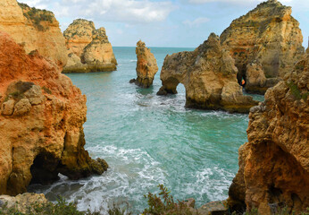 Spectacular Rocky Portugal Coastal Scenery