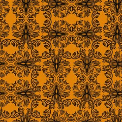 seamless pattern with flowers