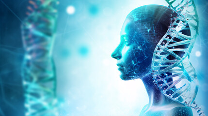 Genetic Research and Biotech Science: The Intersection of Human Biology and Digital Artistry..