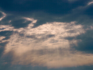 Fototapeta na wymiar Low angle view of clouds in sky
