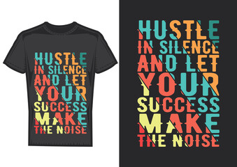 Fototapeta premium Motivation typography t-shirt design 