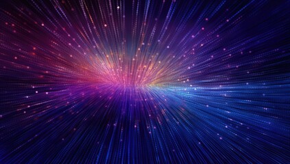 Abstract Background of Bursting Light and Particles