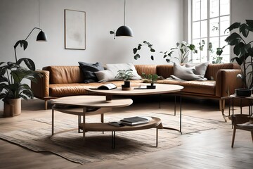 minimalist coffee table.