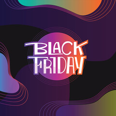 Black Friday sale social media banner and post with background
