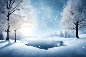 welcome to winter season conceptual image.