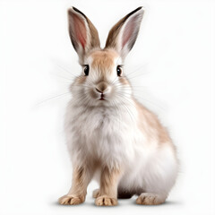 bunny Design Elements Isolated Transparent Background Generative AI