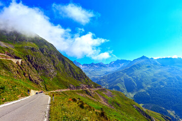 Timmelsjochstraße in Südtirol, Italien