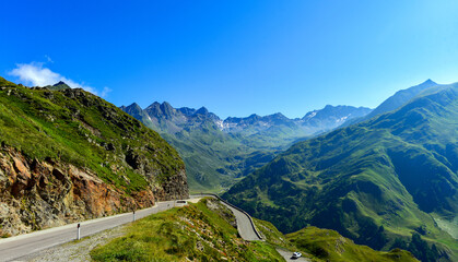 Timmelsjochstraße in Südtirol, Italien