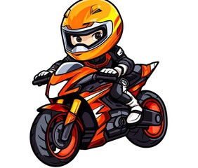  a person riding a motorcycle with a helmet on and a goggles on.  generative ai