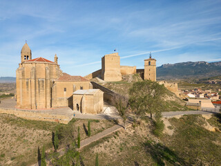 Fototapeta na wymiar San Vicente de la Sonsierra. Fortified complex of the Walled Enclosure
