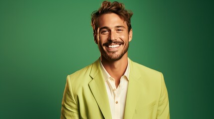 Man smiling