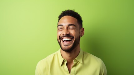 Fototapeta premium Man smiling