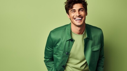 Obraz premium Man smiling