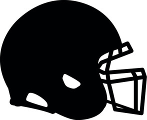 football helmet silhouette eps vector file 