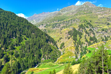 Passeiertal (Val Passiria) in in Südtirol (Italien)