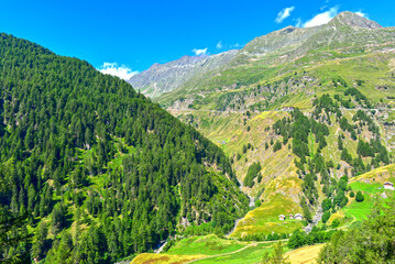 Passeiertal (Val Passiria) in in Südtirol (Italien)