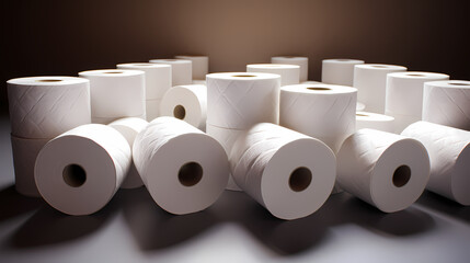 Packed Toilet Paper Rolls - Rolls of Bathroom Tissue