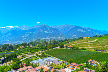 Fototapeta na wymiar Meran in Südtirol (Italien)