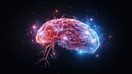 Fototapeta premium Abstract human brain