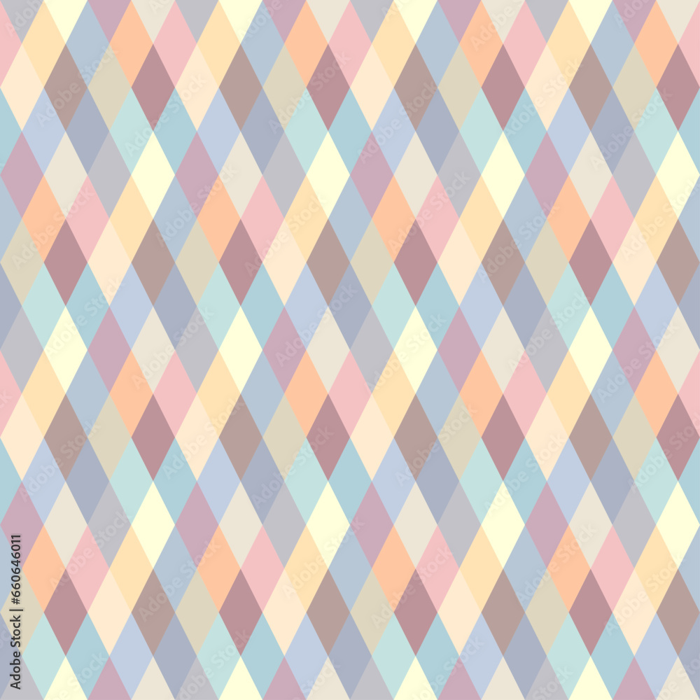 Fototapete argyle seamless vector pattern background. pattern of a rhombuses.