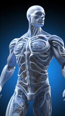 Illustration of the male anatomy