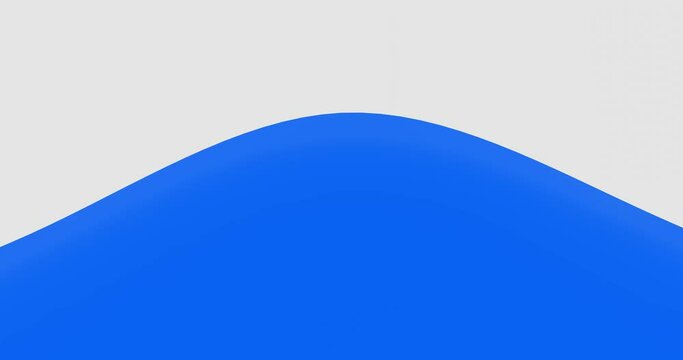2D 4K Farbklecks Wellen blau