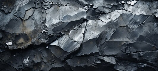 Platinum texture from Platinum ore rock. Platinum background. Expensive Platinum. Horizontal format for banners texture wallpapers. AI generated. - obrazy, fototapety, plakaty