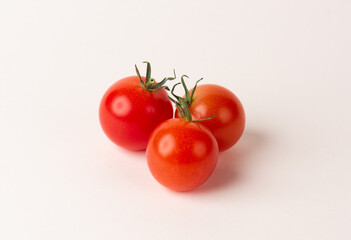 Tomato on a white background