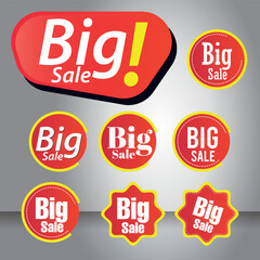 Simple Creative Icon, Object, shape, Tag design Template 